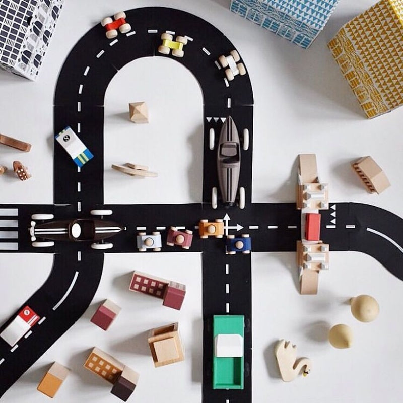 Kids Educational Learning Traffic Toys For Children Road Building Toy Car Roadway Expressway Motorway Flexible Puzzle Track Set
