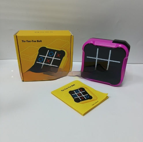 Educational Tictactoe Three-character Chess Rice Chess Children's Toys Montessori Puzzle Table Game Chess Chess Set Portable For Adults Kids