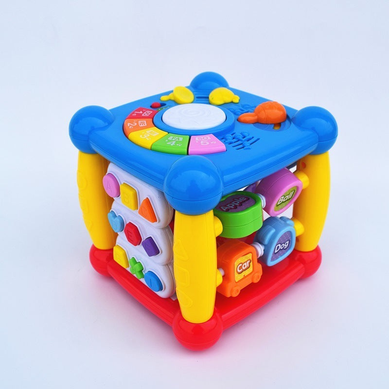 Children's Wisdom Cube Early Educational Baby Educational Electric Baby Polyhedron Toy