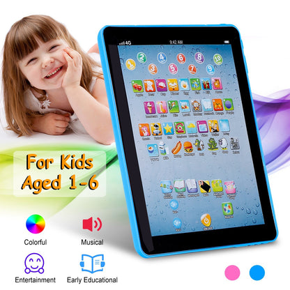 Baby Learning Tablet Educational Mini Pads Toys Touch Learn Toddler Tablet For ABC Numbers Words Gift For Boys Girls Aged 1-6 Year Old Kids